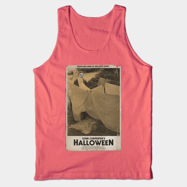 Halloween Movie Poster Tee Tank Top by trevorduntposterdesign